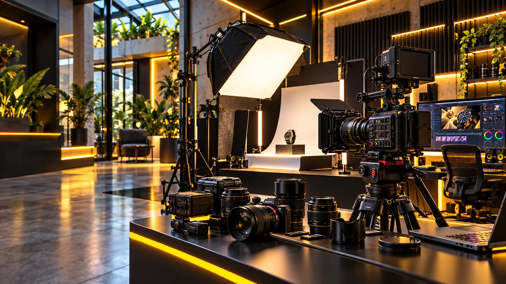 Photo / Video Studio showroom display